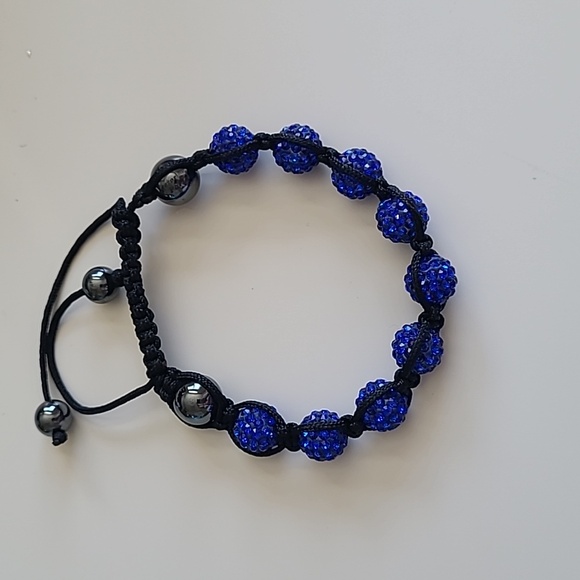 tresor paris Jewelry - Blue Shamballa Bracelet
